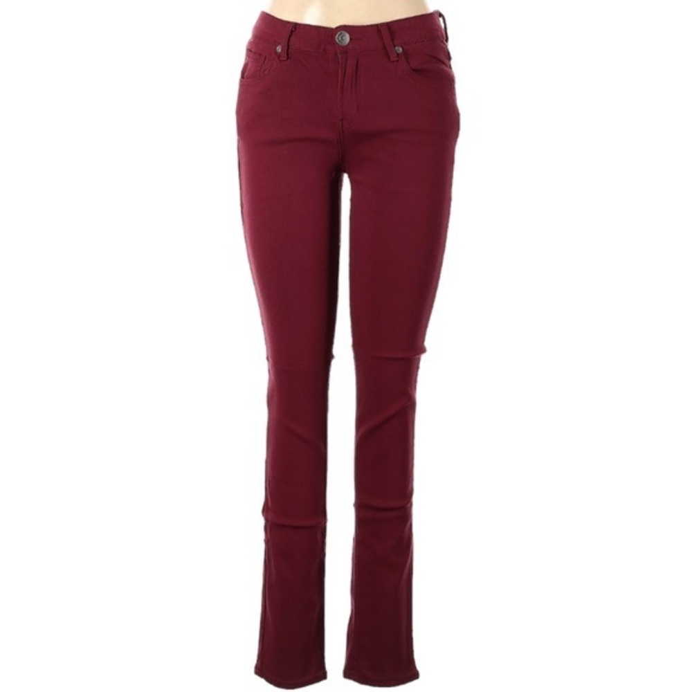 April Jeans Burgundy Jeans Size 11